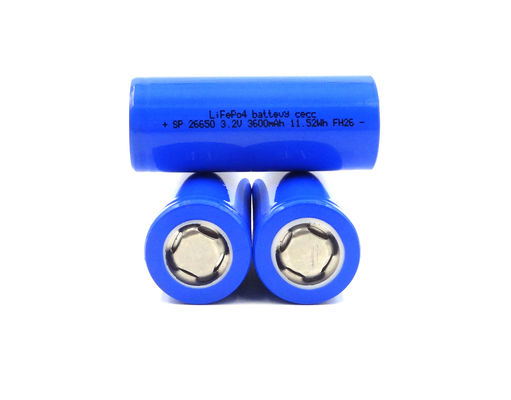 Batterie 26*65mm d'IEC62133 LFP 26650 3000mAh 3,2 V LiFePo4
